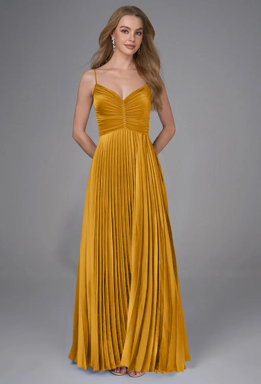 AW Celestine Mango  Bridesmaid Dresses